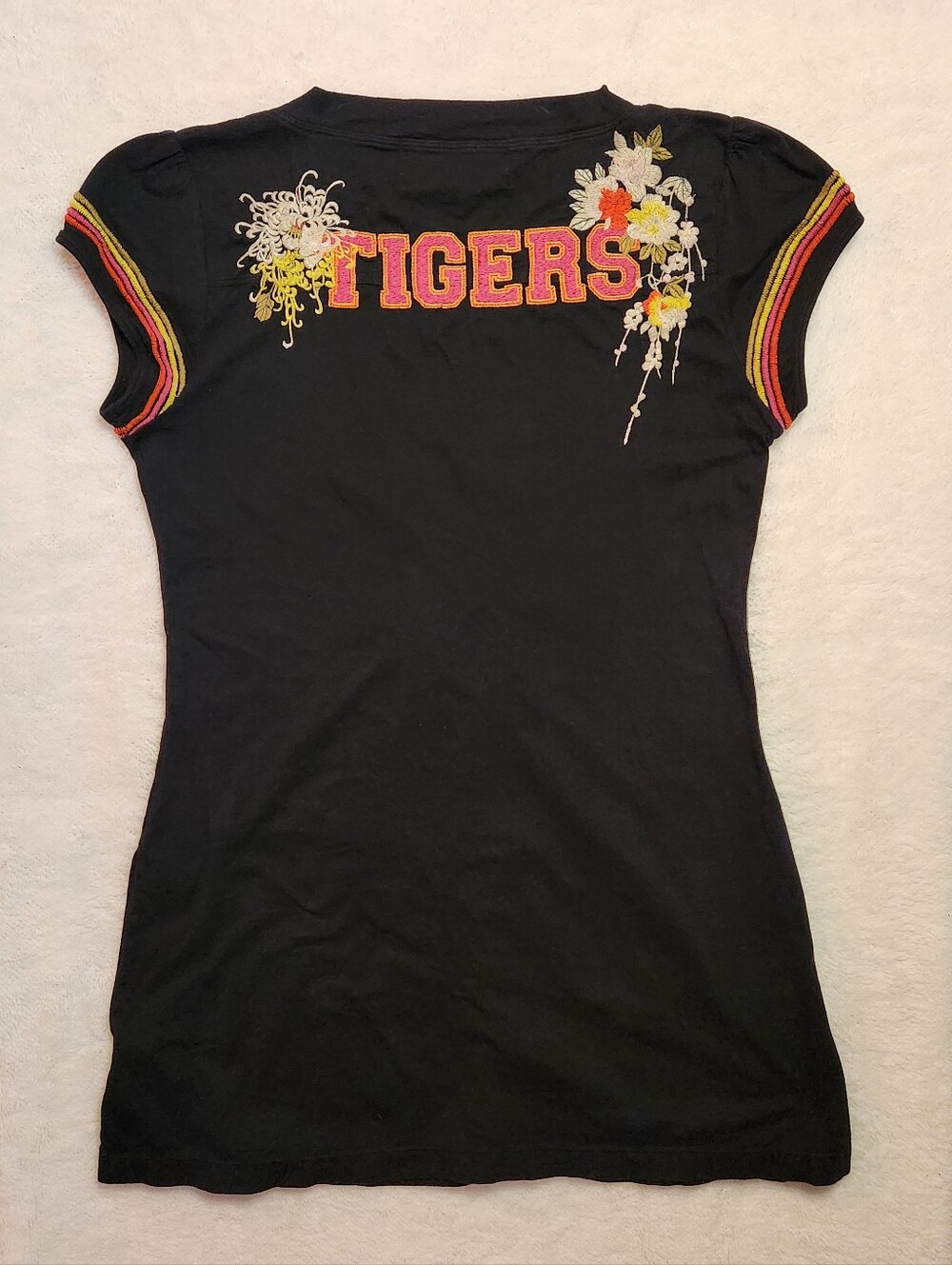 Johnny Was LA Black Tigers 09' Tunic Size Large - Picture 9 of 11